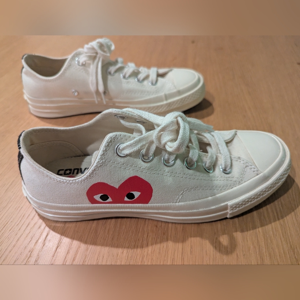 COMME DES GARÇONS PLAY x Converse Chuck Taylor 1970s Low-Top Sneakers W6.5